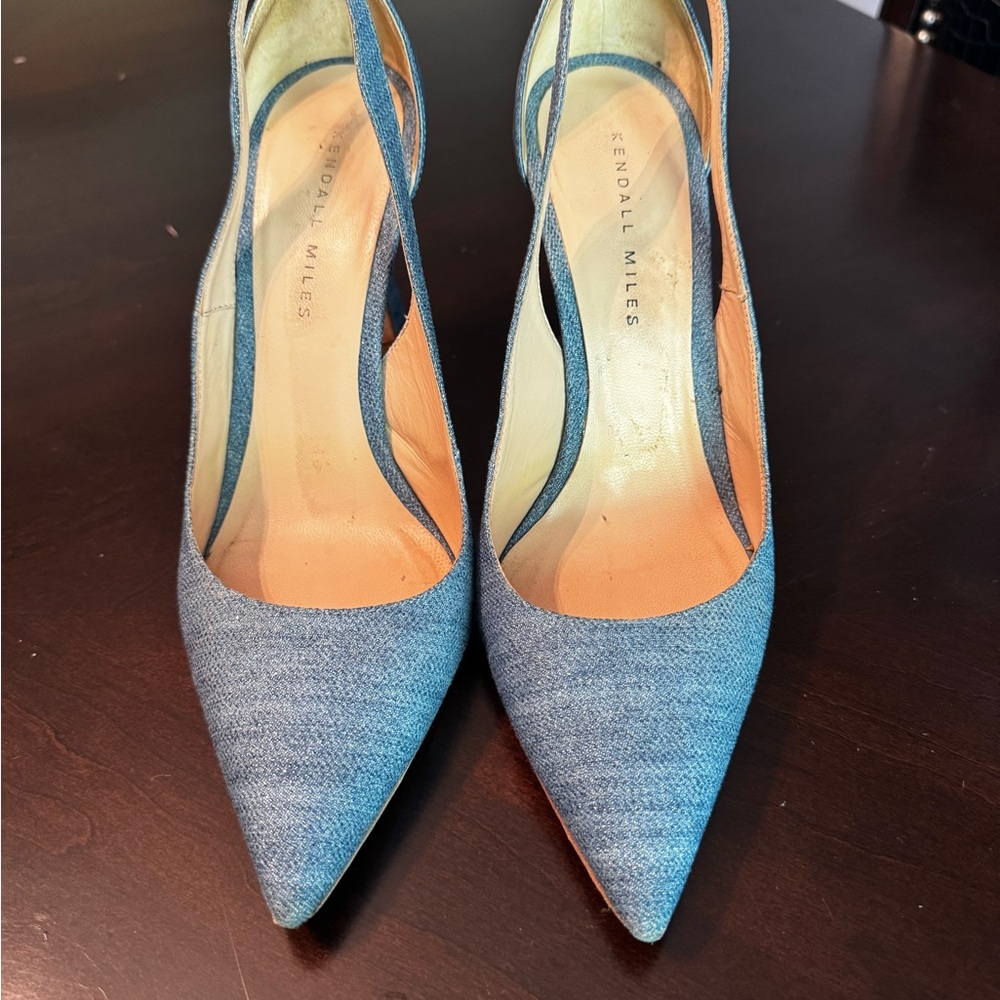 Denim Pumps by Kendall Miles Women's Shoes